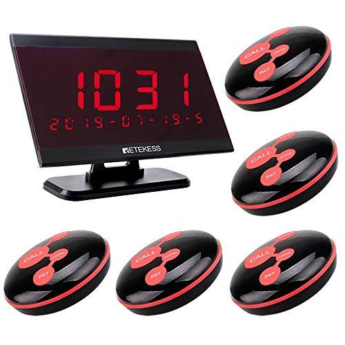 Foto Produk Bel Panggil Pelayan Restaurant Calling System 1 Display 5 Call Button dari EtalaseBelanja
