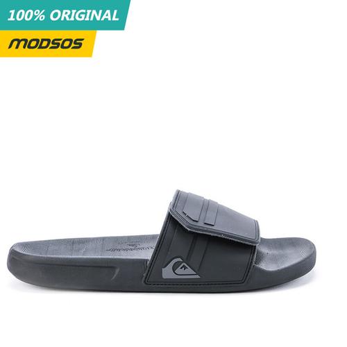 Foto Produk Sandal Pria Quiksilver Black Grey Slide 81 Original dari Modsos