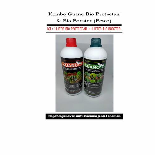 Foto Produk Pupuk Organik Cair Guano Bio Protectan & Guano Bio Booster 1 liter dari Guano Bio Fertilizer