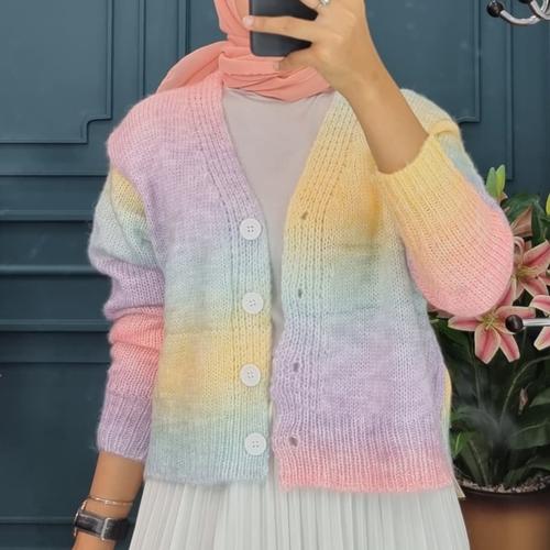 Jual Cardigan Rainbow - Kota Depok 