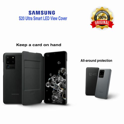 Jual Original Samsung S20 Ultra Smart LED View Cover - Black - Jakarta  Barat - Goldenstar-Shop | Tokopedia