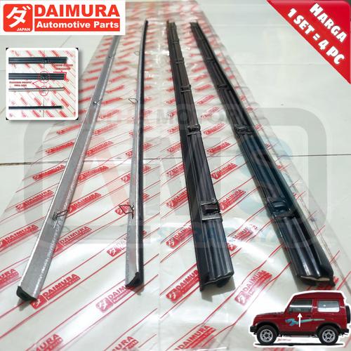 Foto Produk Karet pelipit list kaca wheater Strip Jimny Katana depan 1set dari ARTHA MOTOR SURABAYA