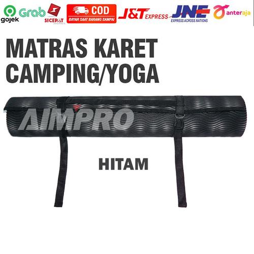 Foto Produk Matras Camping Outdoor Matras yoga - Matras Olahraga - Matras Gunung - 180X60CM HITAM dari AIMPRO