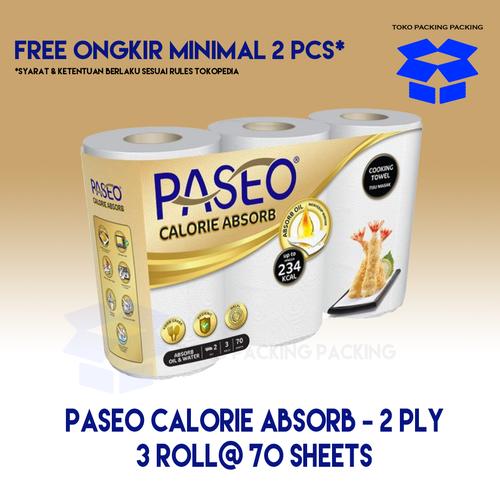 Foto Produk PASEO Tisu Dapur Calorie Absorb isi 3 ROLL - Cocok untuk Dapur dari Packing Packing