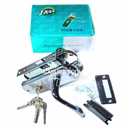 Foto Produk Kunci Pintu Kecil Set Komplit + Body Handle Pintu Kamar Set. dari gapura tools