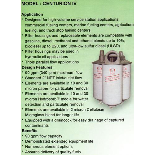 Jual CIMTEK CENTURION IV PN 40020 Triple Canister Filter Housing