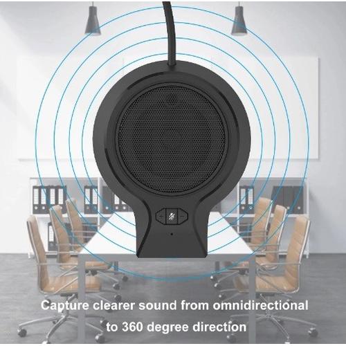 Foto Produk MIC Promick M100 MICROPHONE SURROUND DESKTOP USB MEETING CONFERENCE dari EtalaseBelanja