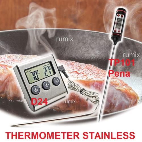Gambar TP101 Digital Termometer Masak Suhu Air Masakan Obat Dapur Thermometer - TP101 Pena dari Rumix Jakarta Utara Tokopedia
