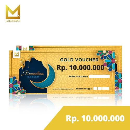 Foto Produk Voucher Emas Fisik Lakuemas Nominal 10 Juta dari Lakuemas