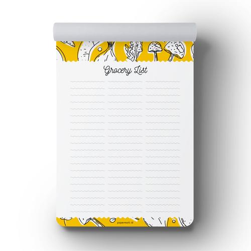 Foto Produk Grocery List Receta Notepad dari Papermark
