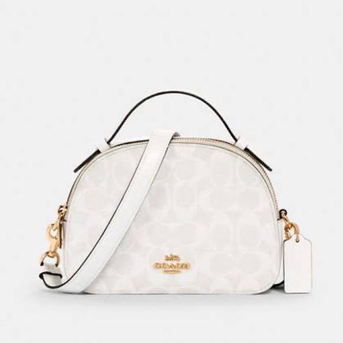 Foto Produk Coach Serena Satchel In Signature Canvas - Glacier White dari S7 Gallery