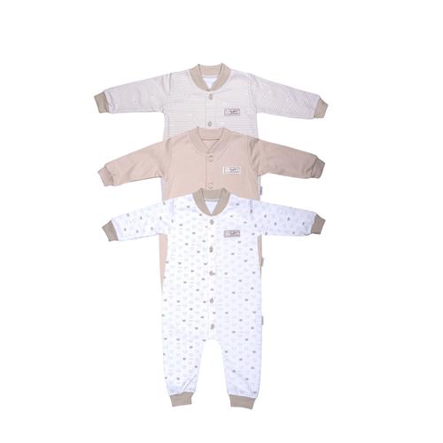 Foto Produk FLUFFY Sleepsuit Buka Kaki (Isi 3Pcs) KDS KKI S/M/L - 6-9 Bulan dari FLUFFY Baby Wear