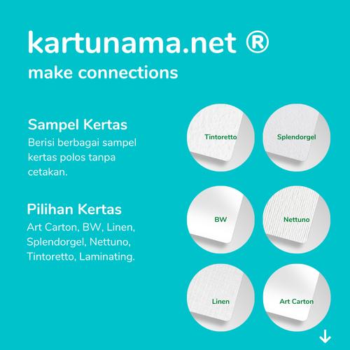 Gambar Sampel Kertas dari Kartu Nama Indonesia Jakarta Selatan Tokopedia