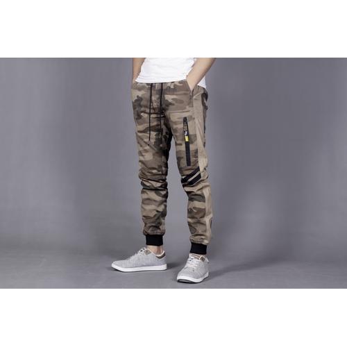 JOGER PANTS CAMOUFLAGE ZIPPER 414 