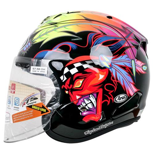 Gambar Arai SNI VZ-RAM Russel Helm Half Face - Black - L dari Arai Indonesia Kab. Bogor Tokopedia