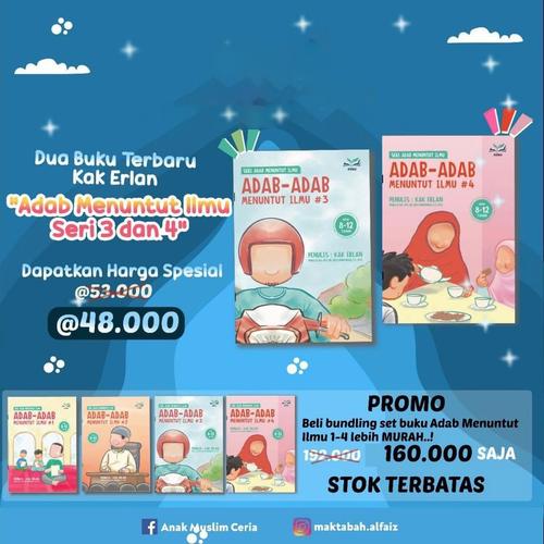 Jual Adab Menuntut Ilmu 1 4 Kak Erlan Bundle Ami 1 4 Kab Bogor Ars Bookstore Tokopedia