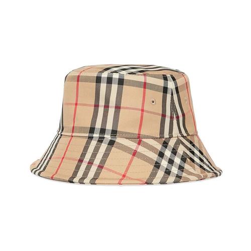 rberry Vintage Check Bucket Hat Brown 