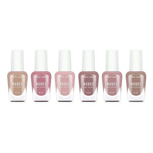 Gambar (BPOM) IMPLORA Nail Polish Nudes / Wonder / Clear / Red Kutek Cat Kuku - Nudes Series dari HNCbeauty Jakarta Selatan Tokopedia