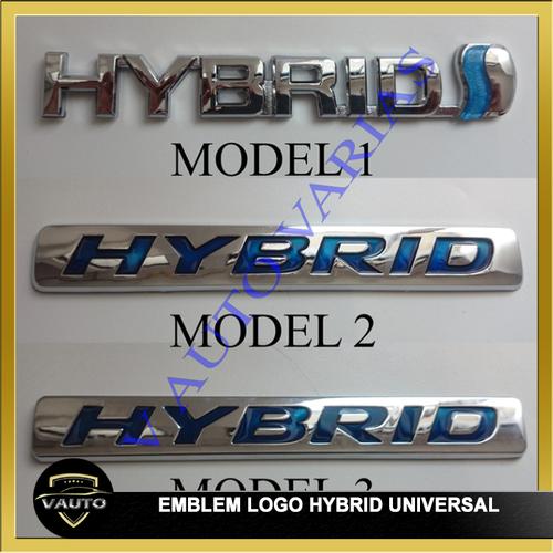 Foto Produk Emblem Logo Hybrid - Emblem Tempel Logo Hybrid - MODEL 1 dari vauto
