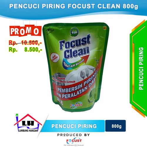 Foto Produk Sabun Cuci Piring Focust Clean Pouch 800 ml dari Toko Sabun Hamzah