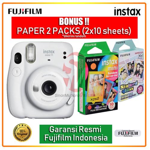 Foto Produk Fujifilm Instax Mini 11 Free Instax Paper - Ice White dari Sinarmutiara Online