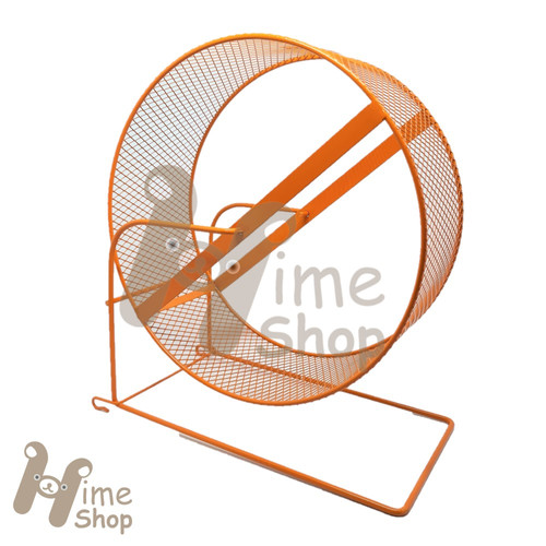 Foto Produk DaYang Jogging Wheel 18 Mainan Roda Putar Besi Running Ferret Chinchil - Orange dari Hime petshop