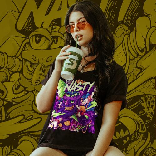 Foto Produk Kaos Wanita Best Seller NASTYLUSTRATION Wanita free exclusive gifts - S dari NASTYProject