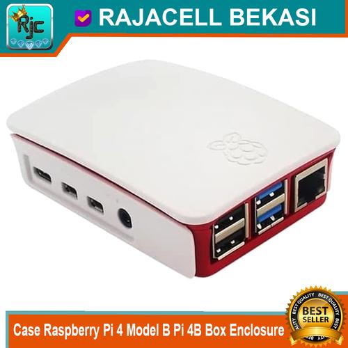 Jual Case Raspberry Pi 4 Model B Pi 4B Box Enclosure Official Style ABS ...