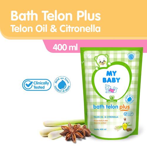 Foto Produk MY BABY Bath Telon Plus Refill 400mL - Sabun Cair Bayi Wangi Telon dari Tempo Store Official