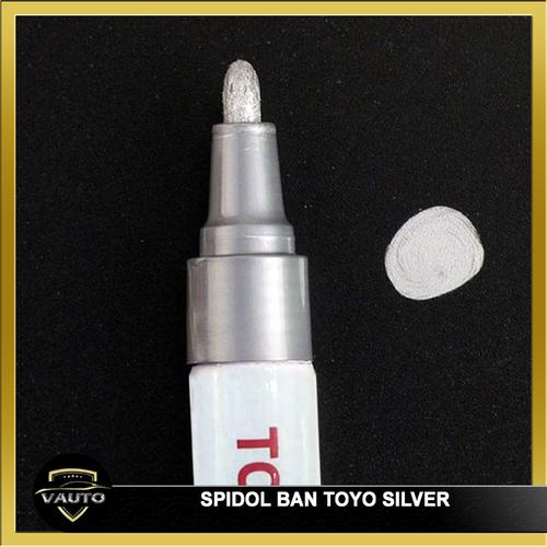 Gambar Spidol Ban TOYO Silver / Paint Marker Toyo High Quality dari vauto Jakarta Barat Tokopedia