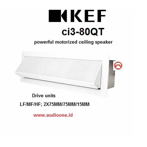 Gambar KEF Ci3.80QT Ci 3.80QT motorized ceiling speaker (Harga per buah) dari Audio One undefined Tokopedia