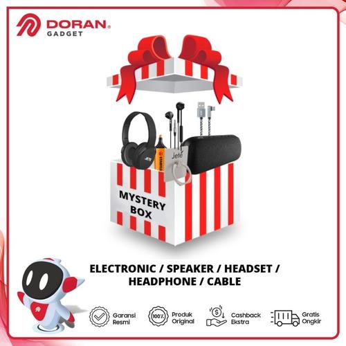 Gambar Mystery Box JETE Electronic | Speaker | Headset | Headphone | Cable - Mystery Box 1 dari Doran Gadget Kota Surabaya Tokopedia