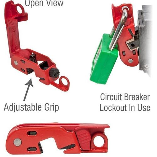 Jual Lockout Tagout Circuit Breaker Clamp-On, Standard Single and ...