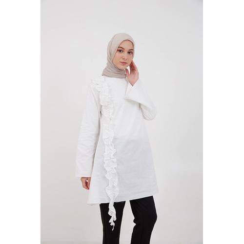 Gambar Hijabenka - Sephia Kasya Frill Tunic dari Hijabenka Kota Tangerang Selatan Tokopedia