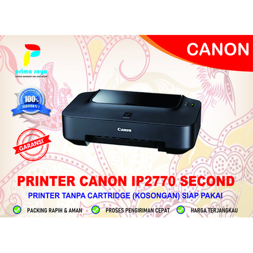 Jual Printer Bekas Canon IP2770 Printer Second Kosongan (Tanpa