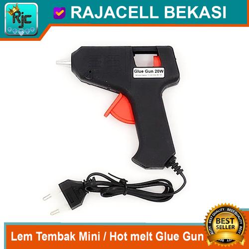 Foto Produk Lem Tembak mini Hot Melt Glue Gun 20W Alat Tembakan Lem Bakar Kecil dari RAJACELL BEKASI