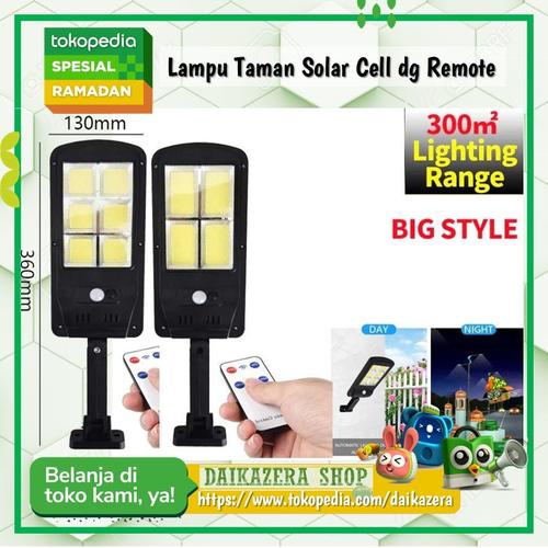 Gambar Lampu Taman Tenaga Surya - Solar Cell Terpisah - PIR Motion Sensor COB - 6 COB dari Daikazera Shop Kab. Bogor Tokopedia