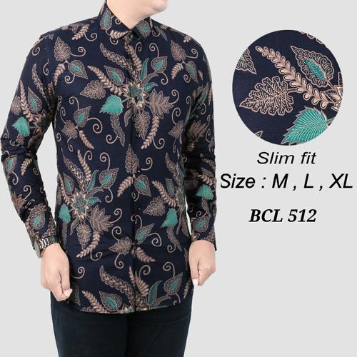 Foto Produk Batik Pria ,Kemeja Slimfit ,Baju Batik Modern Lengan Panjang D 368 dari Cemerlang Batik