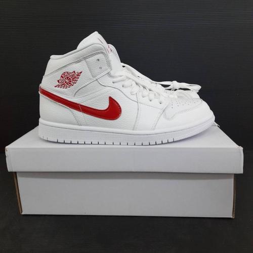 Jual Nike Air Jordan 1 Mid White 
