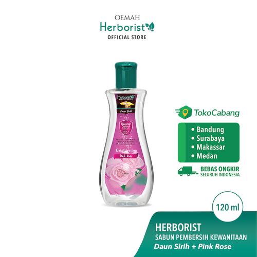 Foto Produk Herborist Daun Sirih Pembersih Kewanitaan Pink Rose 120ml dari Oemah Herborist
