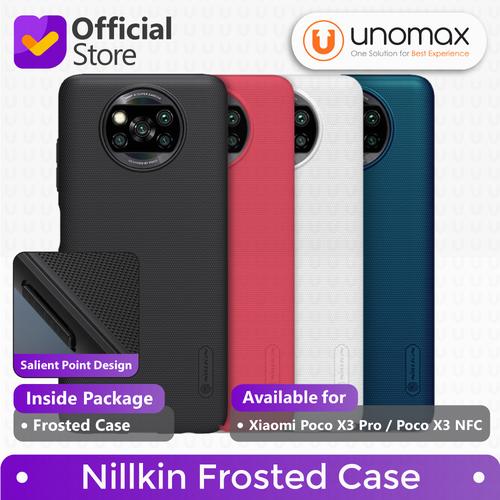 Foto Produk Hard Case Xiaomi Poco X3 NFC Nillkin Frosted - Black dari unomax