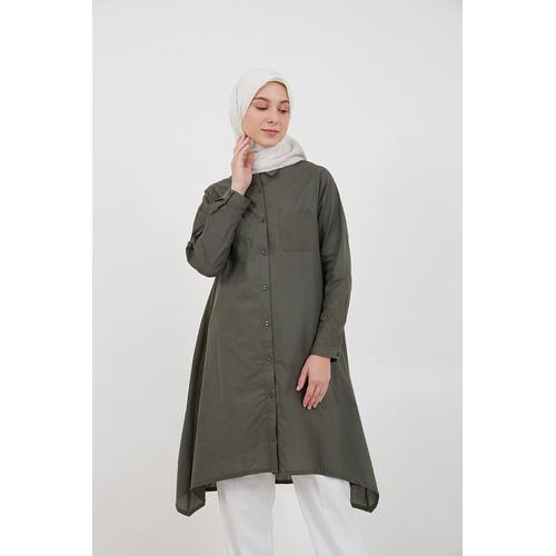 Gambar Hijabenka - Sephia Fera Long Shirt dari Hijabenka Kota Tangerang Selatan Tokopedia
