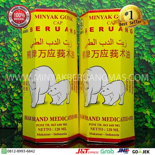 Foto Produk Minyak Gosok Cap Beruang 120ml dari Minyak Gosok Cap Beruang