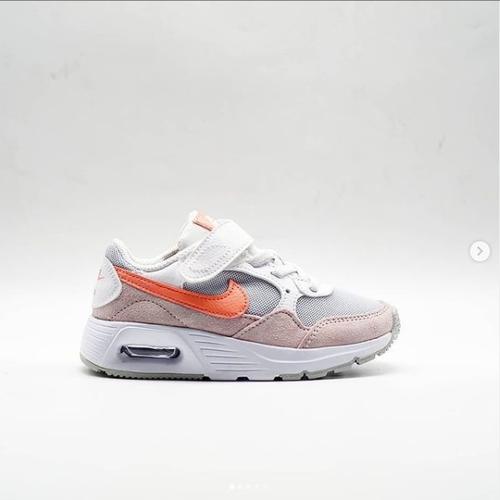 nike air max white and peach