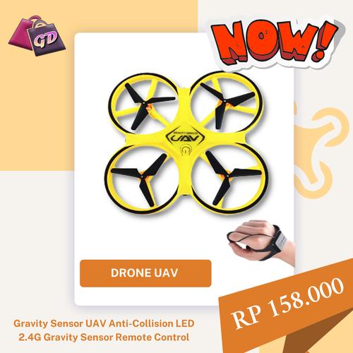 Foto Produk FIREFLY DRONE Anti-Collision LED 2.4G Gravity Sensor Aemote Control dari Gadget Distribusi