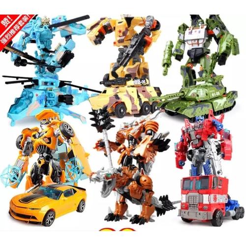 Foto Produk Mainan Robot Transformers Deformation 2 in 1 Optimus Prime Bumblebee - Tank dari Happy Indonesia