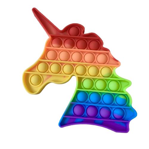 Gambar POP IT MURAH RAINBOW UNICORN fidget push Pop Its Fidget Toy Push POPIT - UNICORN RAINBOW dari BEC House Official Store Jakarta Barat Tokopedia