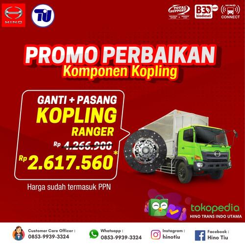 Gambar PROMO PERBAIKAN KOMPONEN KOPLING HINO RANGER dari HINO TRANS INDO UTAMA Kota Medan Tokopedia