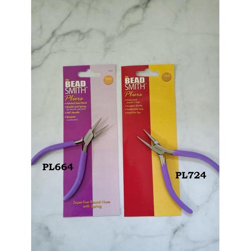 Foto Produk Tang Round Nose Purple Handle Beadsmith dari Studio Manik