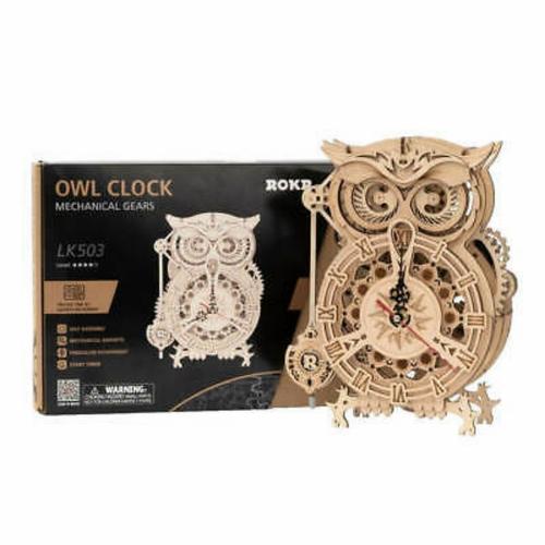 ROKR LK503 OWL CLOCK ( WOODEN PUZZLE 